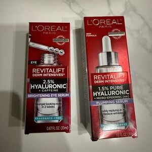L'Oreal Revitalift Hyaluronic Serum and Eye Serum